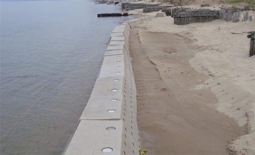 Beach Erosion Solution Lake Michigan